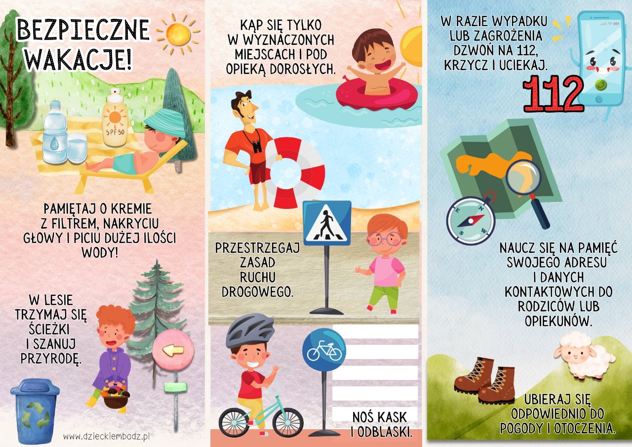 Wr my Bezpiecznie Z Wakacji Przedszkole Nr 21