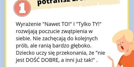 Powiększ grafikę: Jakich słów nie mówić swojemu dziecku 